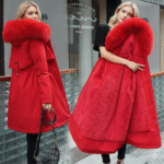 manteau grace rouge